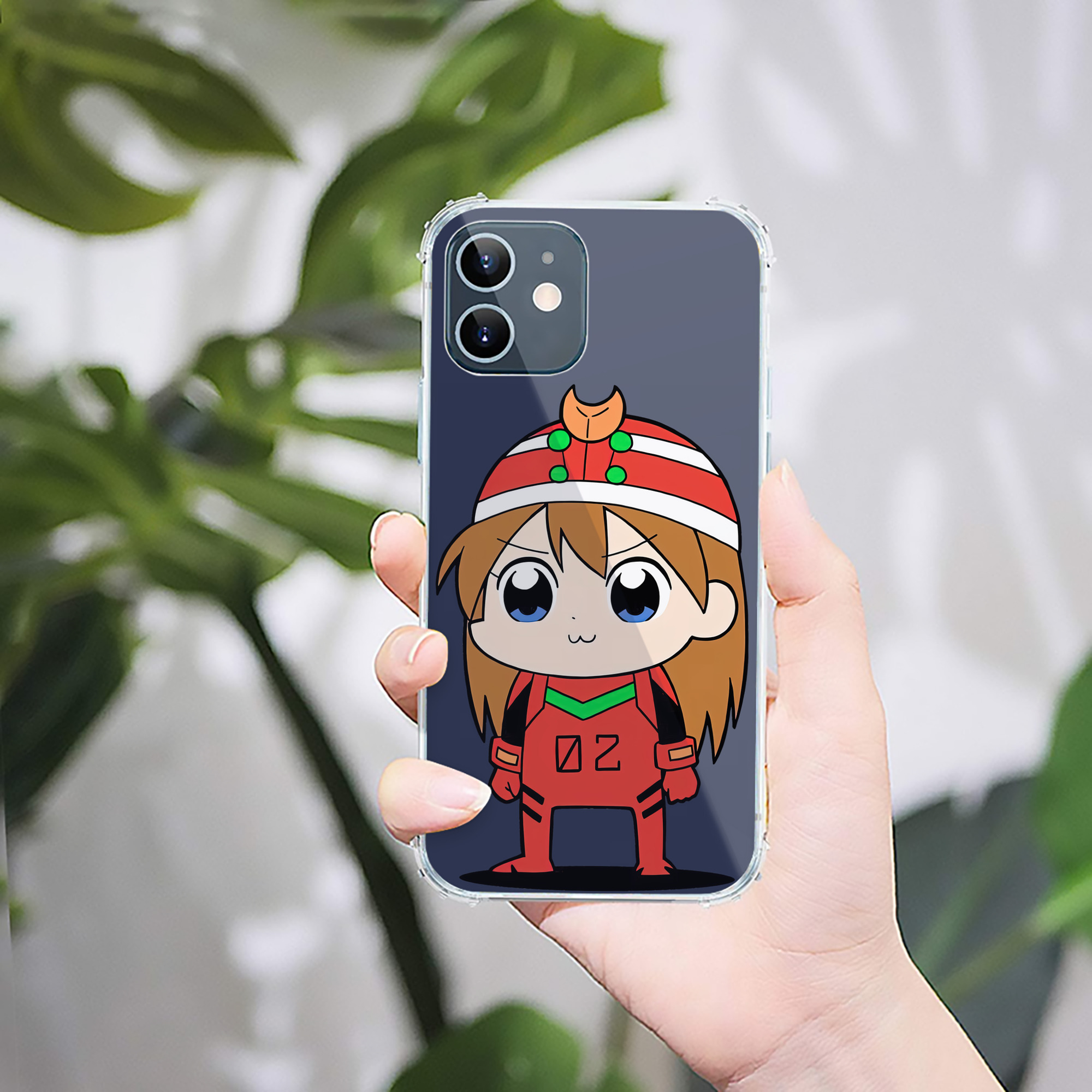 （画像用） EVA 新世紀エヴァンゲリオン 【iPhone 12シリーズ対応】透明スマホケース（クリアソフトケース）